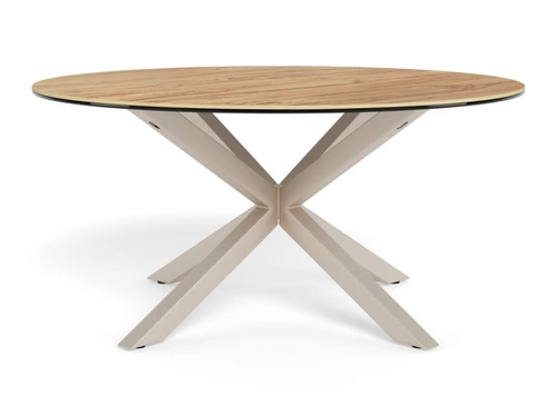 Stolik kawowy Heaven okrągły 82 cm do salonu dąb naturalny