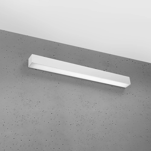 Kinkiet ścienny LED Pinne 67 cm szary nowoczesny do salonu i sypialni Thoro