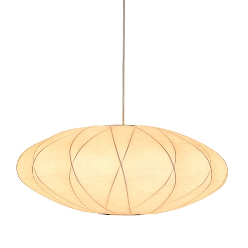 Lampa wisząca SILK X-shape biała 60 cm nowoczesna do salonu i jadalni Step into Design