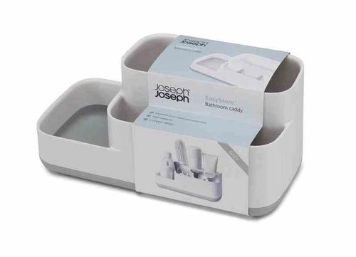 Kubek na szczoteczki do zębów Joseph Joseph JJ biały plastikowy do łazienki