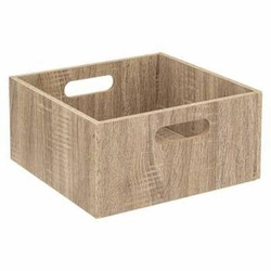 Pudełko do regału 31x15cm drewniane naturalne