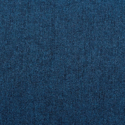 Krzesło tapicerowane Tyka granatowe do jadalni i salonu nowoczesne na czarnych nogach Atmosphera