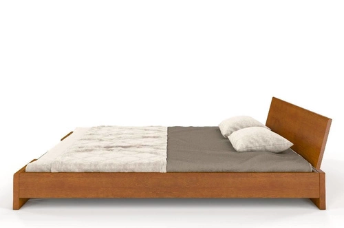 Łóżko drewniane sosnowe Vestre Long 160x220 skandynawskie do sypialni personalizowane