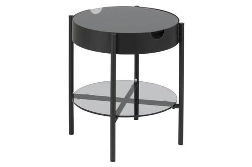 Stolik Tipton Glass S czarny