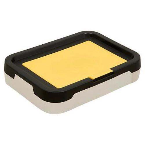 Zestaw 3 koszy na śmieci do segregacji 24L czarny składany kuchenny 5five simply smart