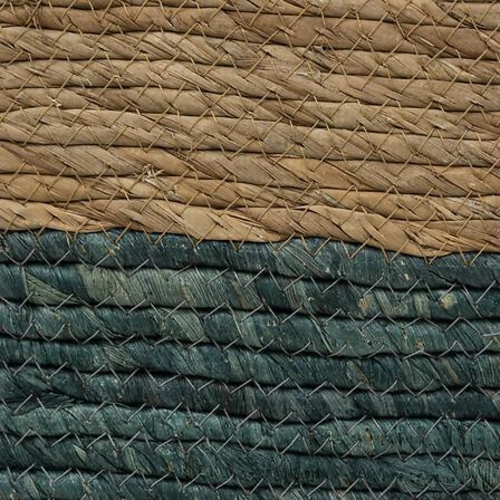 Kosz do przechowywania boho 5five simply smart kwadratowy naturalny morski 31x31cm