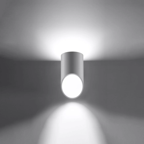 Kinkiet ścienny Penne 20 cm biały nowoczesny aluminiowy do salonu sypialni Sollux Lighting