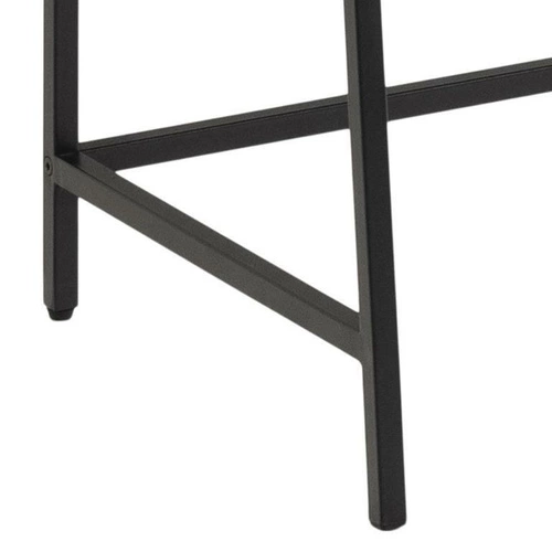 Regał metalowy z szufladą i blatem Seaford do salonu i biura w stylu loftowym 77 cm