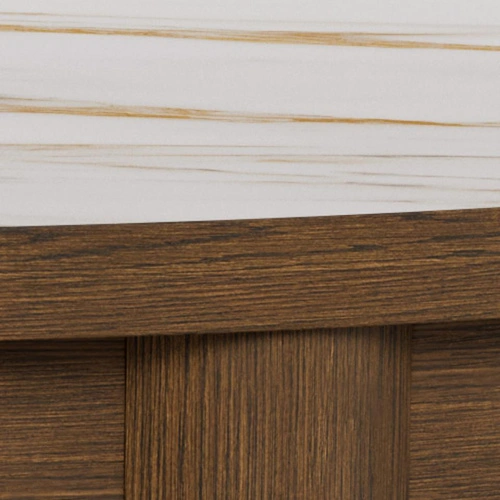 Stolik kawowy Southampton Actona okrągły nowoczesny kremowy do salonu