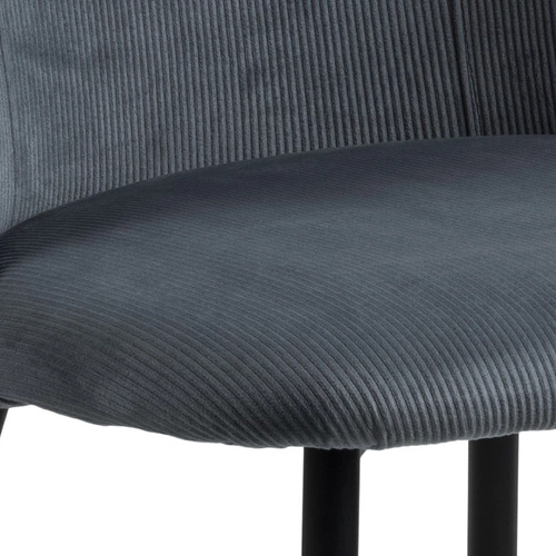 Krzesło Ines szare sztruks OUTLET