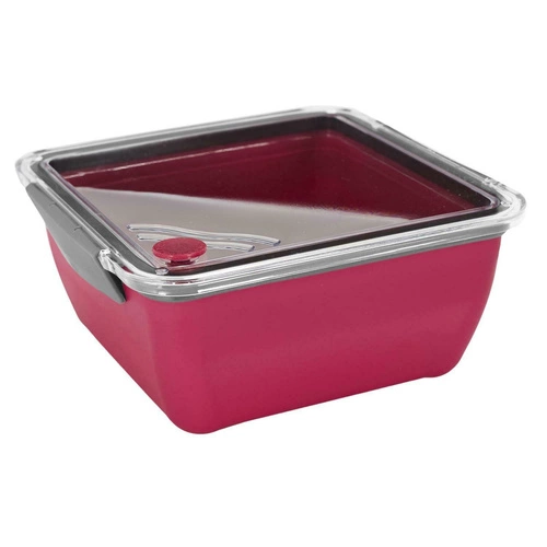 Lunch box śniadaniówka Divided z widelcem 2,6l różowy