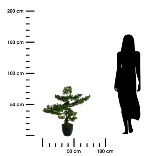 Sztuczne drzewko bonsai 80 cm Atmosphera boho do salonu nowoczesna dekoracja