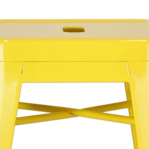 Hoker Paris 66cm żółty inspirowany Tolix  Outlet