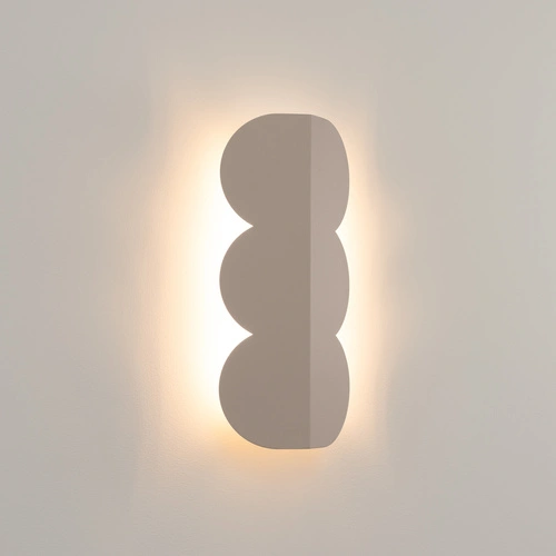 Kinkiet ścienny BISCUIT taupe nowoczesny do salonu i sypialni