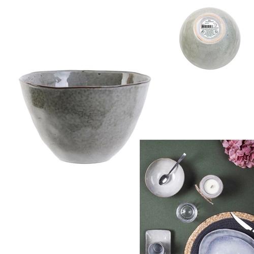 Miska do zupy Laguna M ceramiczna beżowa 550ml boho do kuchni Intesi