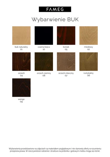 Krzesło Fameg B-9 tapicerowane CATB stan  dard OUTLET