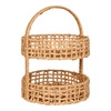 Organizer Anadia kosz dekoracyjny boho z uchwytem z papieru do salonu 39 cm