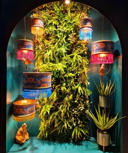 Lampa wisząca Carbonero N 3 boho welurowa z frędzlami 35cm do salonu Las Plumas