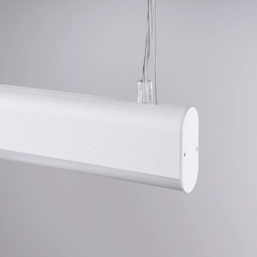 Lampa wisząca FARGE biała LED regulowana nad stół do jadalni nowoczesna 120 cm