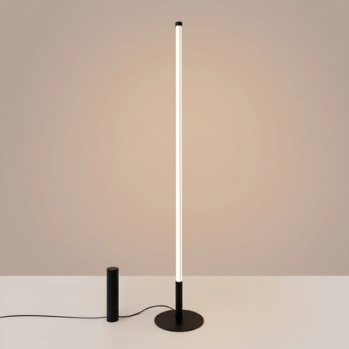 TRANG lampa stojąca do salonu czarna nowoczesna LED 3000K