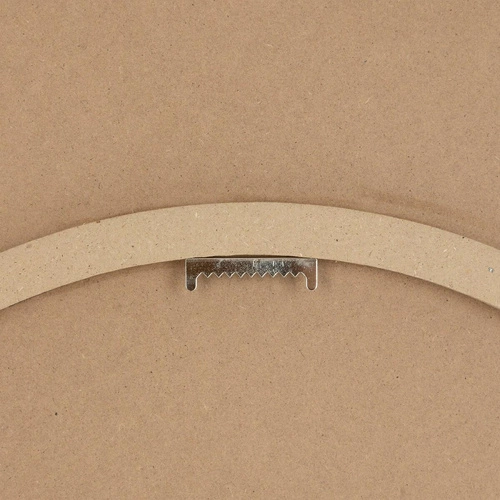 Dekoracja ścienna Izzie 80 cm szara z złotym wzorem, nowoczesna ozdoba na ścianę do salonu Atmosphera