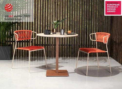 Krzesło Lisa Filo Arm antracytowe