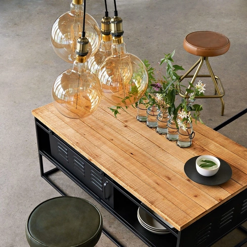 Żarówka spiralna Globe G95 E27 bursztynowa