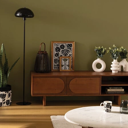 Lampa stojąca czarna nowoczesna Savio 140 cm do salonu i sypialni Atmosphera