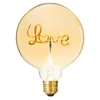 Atmosphera Żarówka LED dekoracyjna Love E27 retro do lampy wiszącej lub kinkietu 17 cm