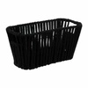 Kosz do przechowywania Manille czarny nowoczesny pleciony 15x15 cm do sypialni 5five