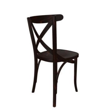 Krzesło drewniane Fameg A-8810/2 do jadalni i kuchni brązowe bukowe nowoczesne rustykalne