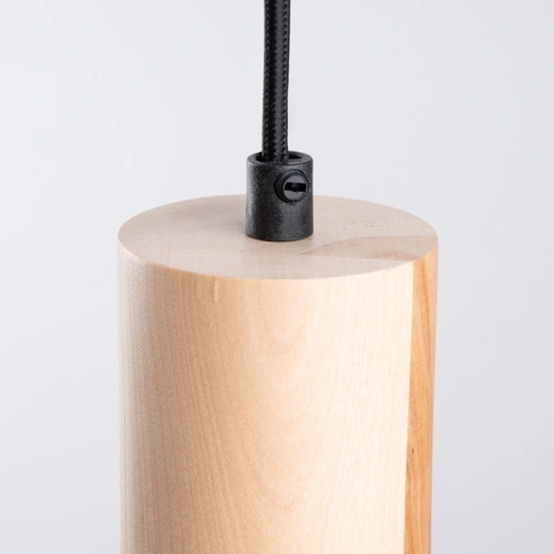 Lampa wisząca FANO czarna nowoczesna do salonu i jadalni skandynawska stalowa 34 cm