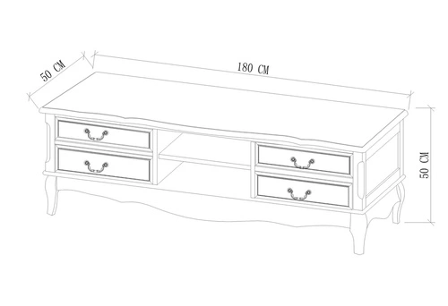 Szafka RTV Damir biała