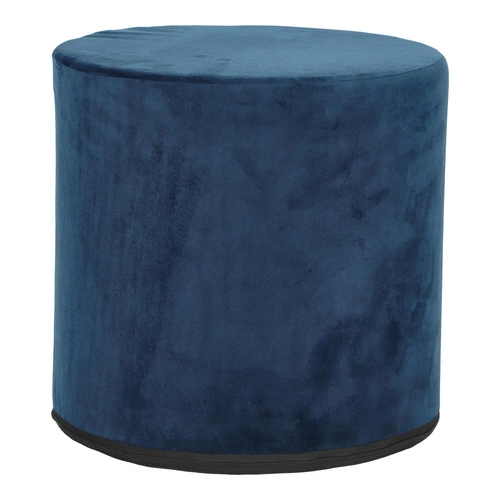 Pufa welurowa GRANATOWA