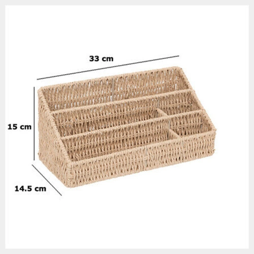Organizer z przegródkami Kord naturalny