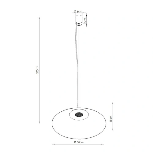 Lampa wisząca FINT mocca LED do salonu regulowana nowoczesna