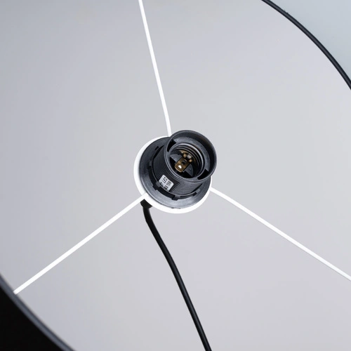 Lampa wisząca NOVA 40 czarna regulowana do salonu i jadalni minimalistyczna sufitowa