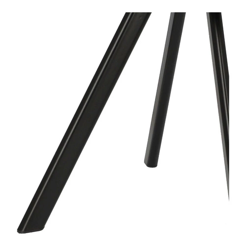 Zestaw 2 krzeseł Nels beżowe czarne nogi