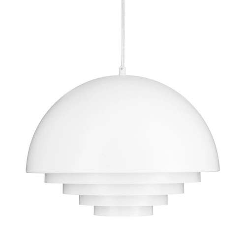 Lampa wisząca DIVERSO biała matowa 40 cm