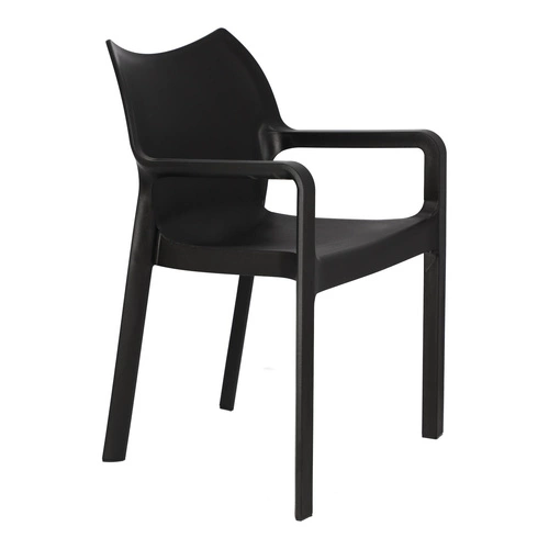 Krzesło Dionisio Black Arm chair Outlet
