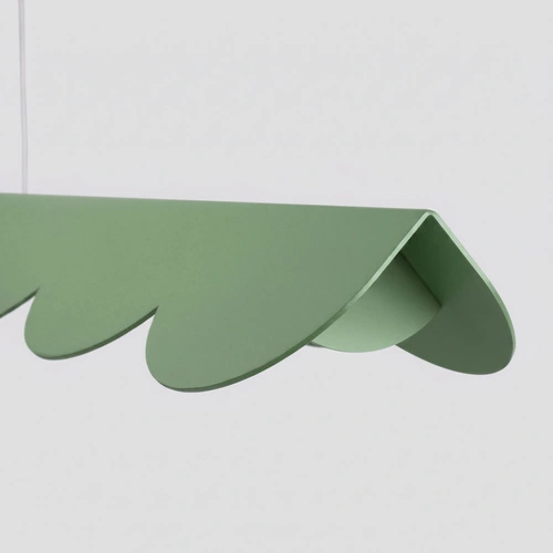 Lampa wisząca BISCUIT 130 LED szałwiowa nad wyspę regulowana