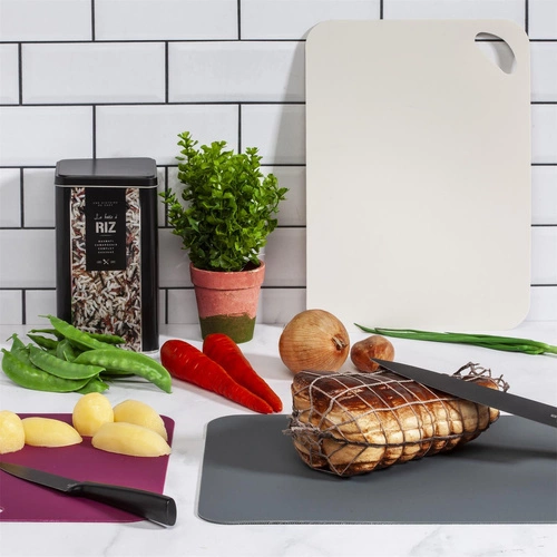 Komplet nowoczesnych desek do krojenia Flexible Intesi z polipropylenu do kuchni 3 sztuki