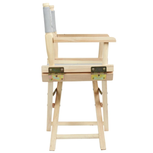 Krzesło dziecięce reżyserskie szare     