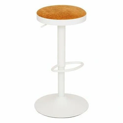 Hoker Ilsa do kuchni musztardowy regulowany obrotowy bez oparcia