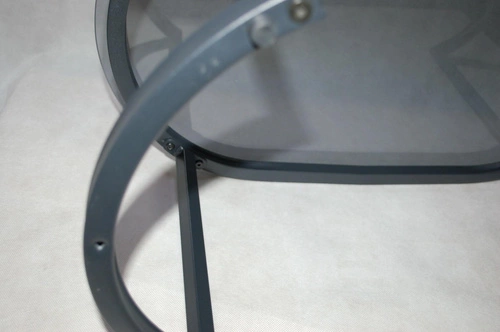 Stolik Spiro dymiony owalny Outlet