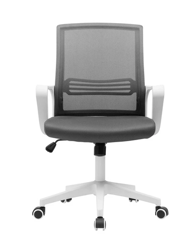 Fotel biurowy Nuvia szary ergonomiczny obrotowy do biurka Intesi