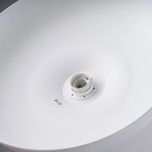 Lampa wisząca GINA biała nowoczesna do salonu i jadalni nad stół 38 cm SOLLUX LIGHTING