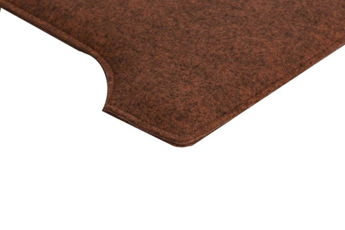 Poduszka na krzesło filcowa Intesi Royal pomarańczowa do jadalni i salonu 42x44