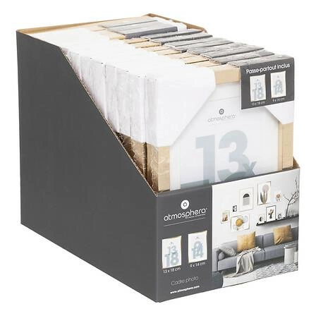 Ramka na zdjęcia 13x18 złota Manu Atmosphera nowoczesna na ścianę lub biurko