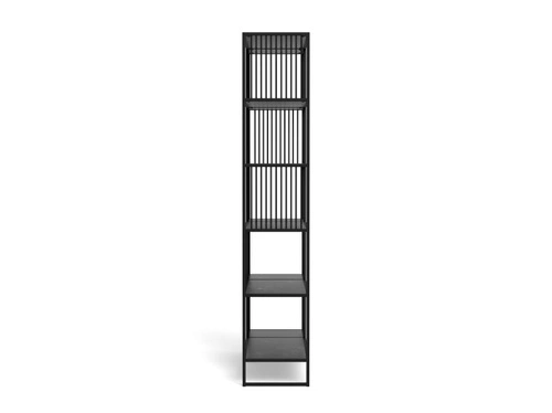 Regał loftowy Strington czarny metalowy na książki 120 cm Actona